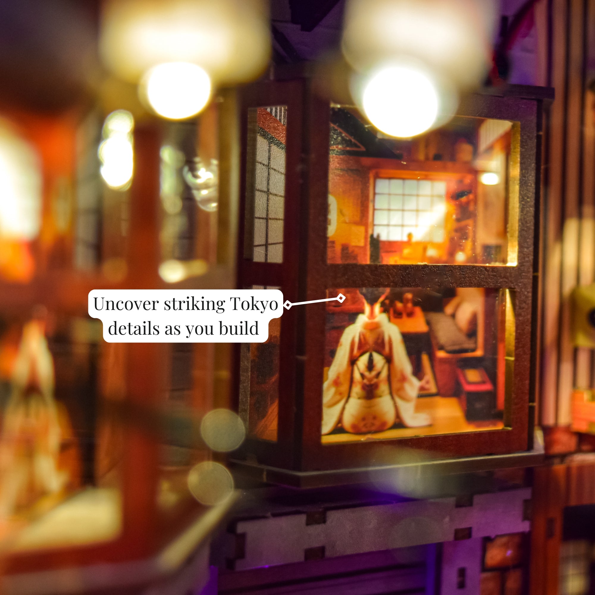 Tokyo Alley 3D DIY Book Nook Kit