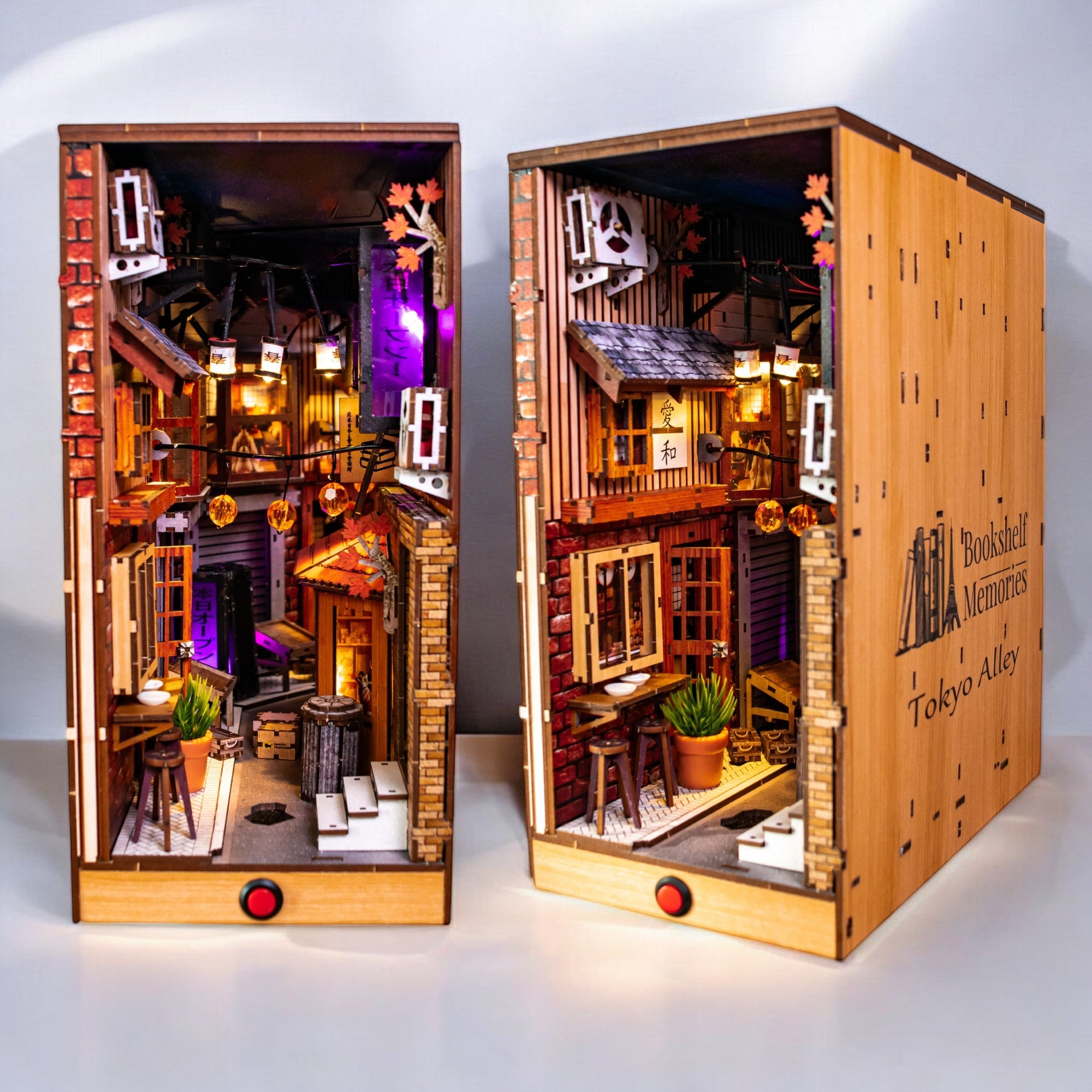 Tokyo Alley Book Nook DIY 3D Kit