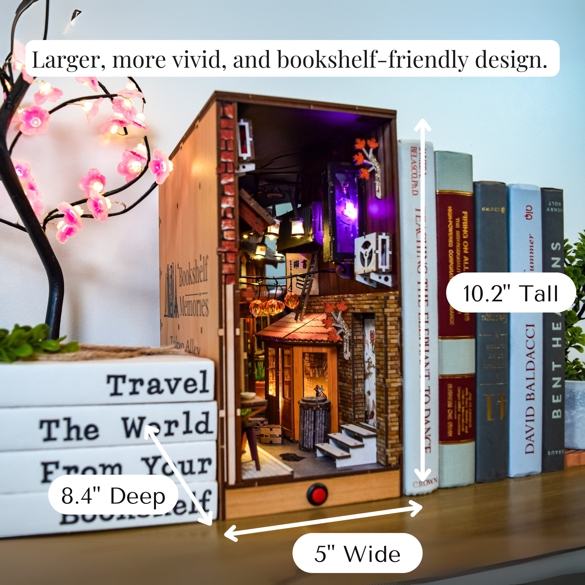 Tokyo Alley 3D DIY Book Nook Kit