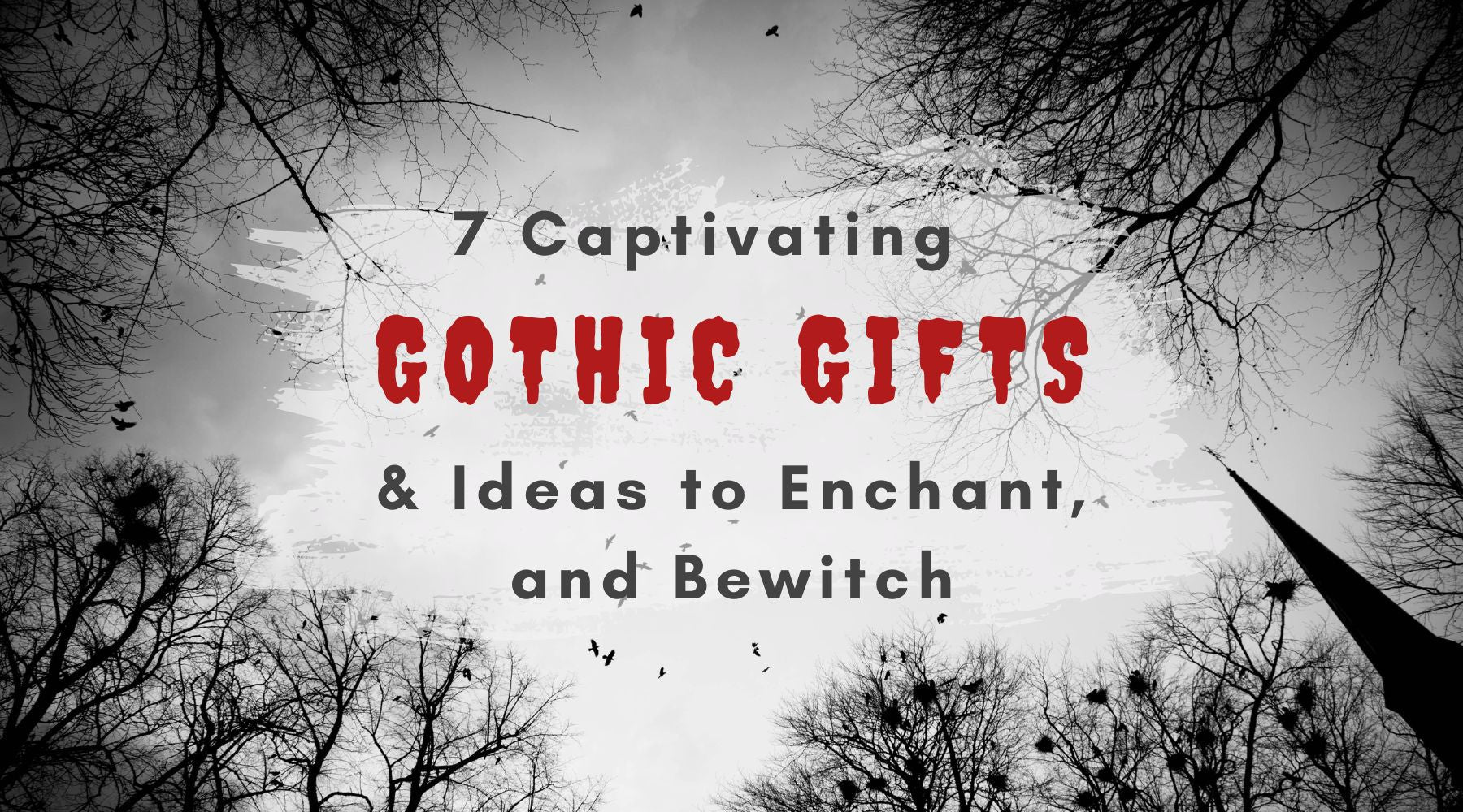 7 Captivating Gothic Gifts and Ideas to Enchant, and Bewitch - Bookshelf Memories
