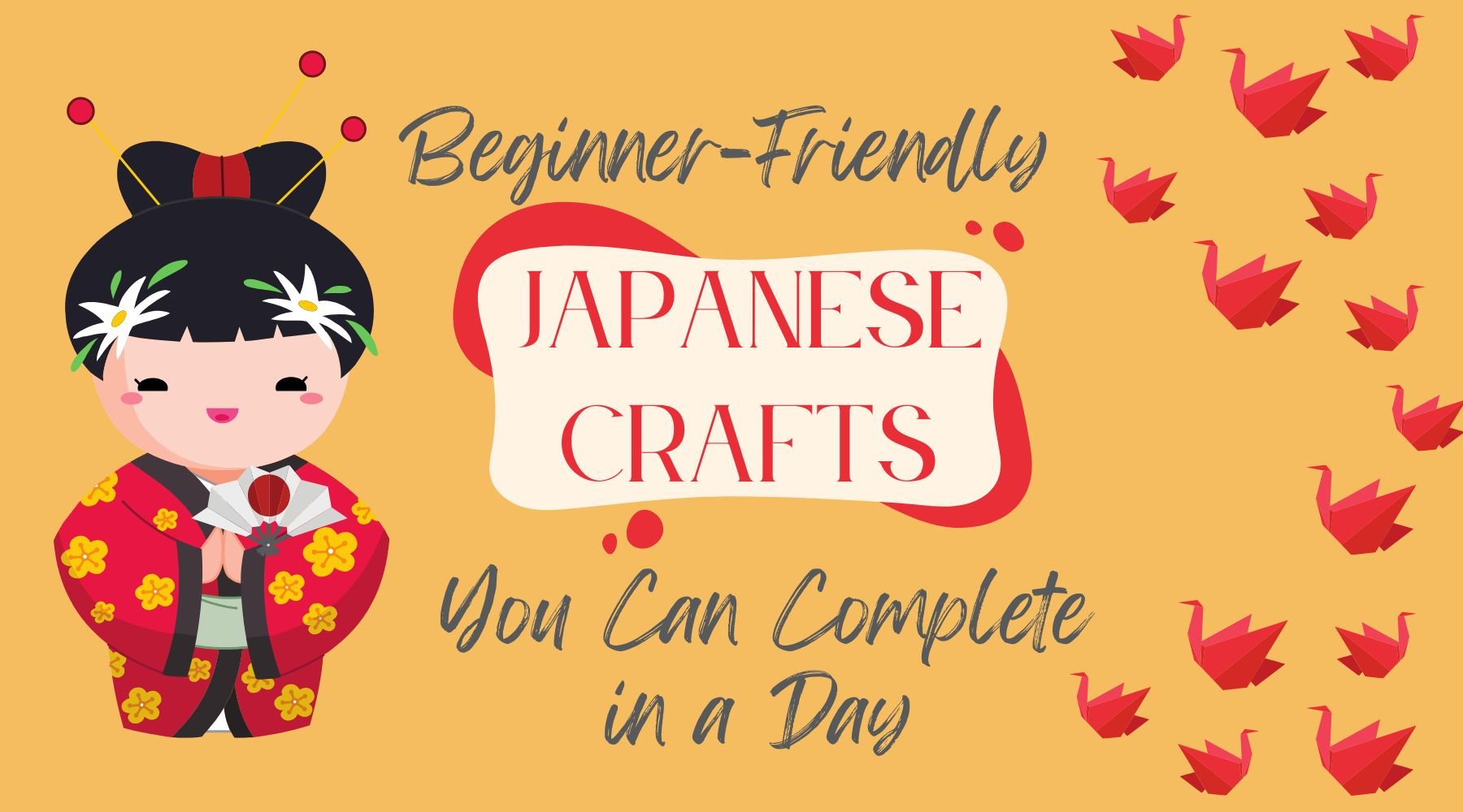 Beginner-Friendly Japanese Crafts You Can Complete in a Day - Bookshelf Memories