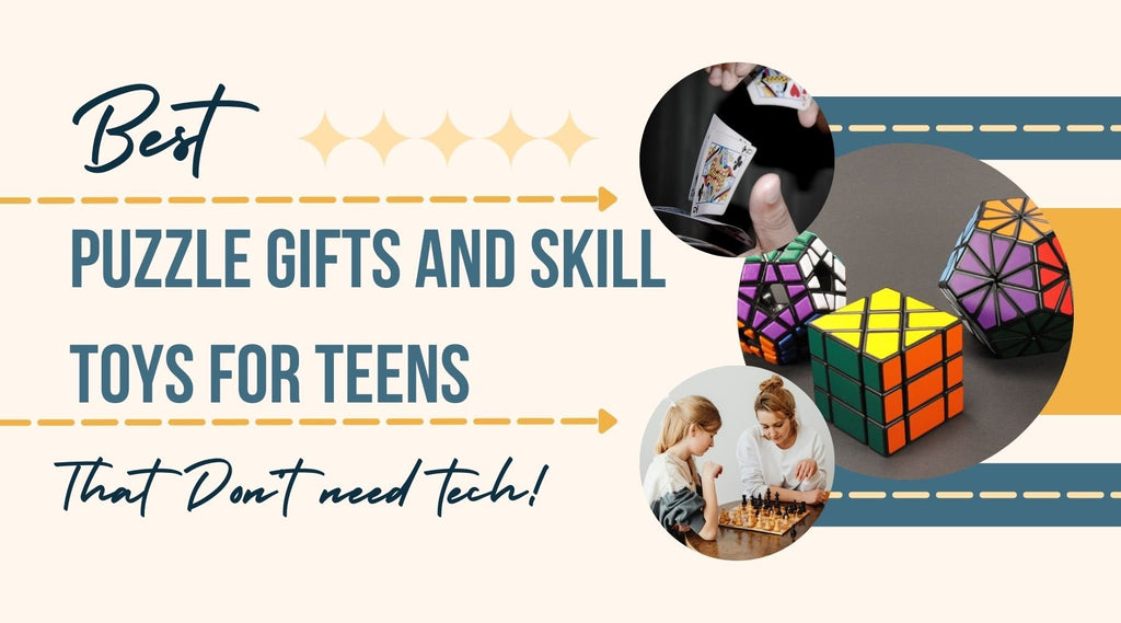 Best Puzzle Gifts and Skill Toys for Teens that Don't Need Tech - Bookshelf Memories