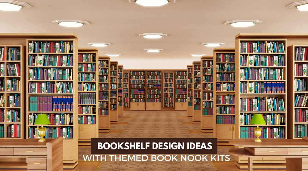 Bookshelf Design Ideas with Themed Book Nook Kits - Bookshelf Memories