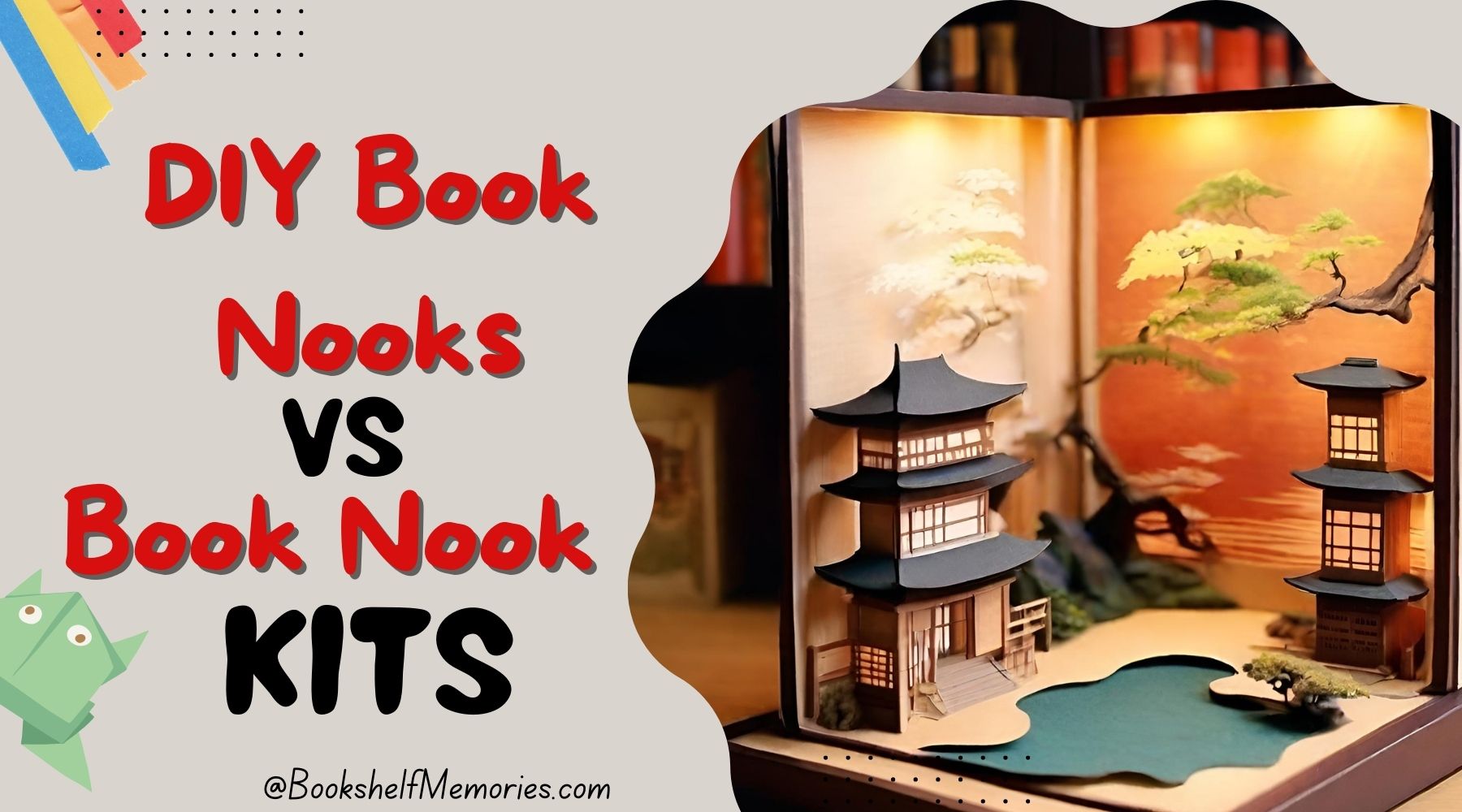 DIY Book Nooks Vs Book Nook Kits Bookshelf Memories