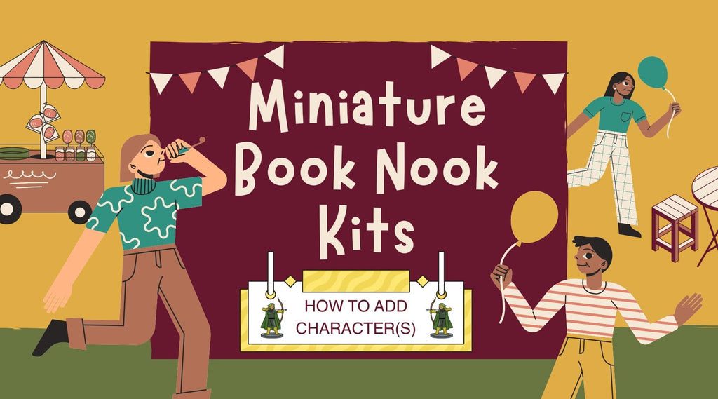 Miniature Book Nook Kits: How to Add Character(s) - Bookshelf Memories