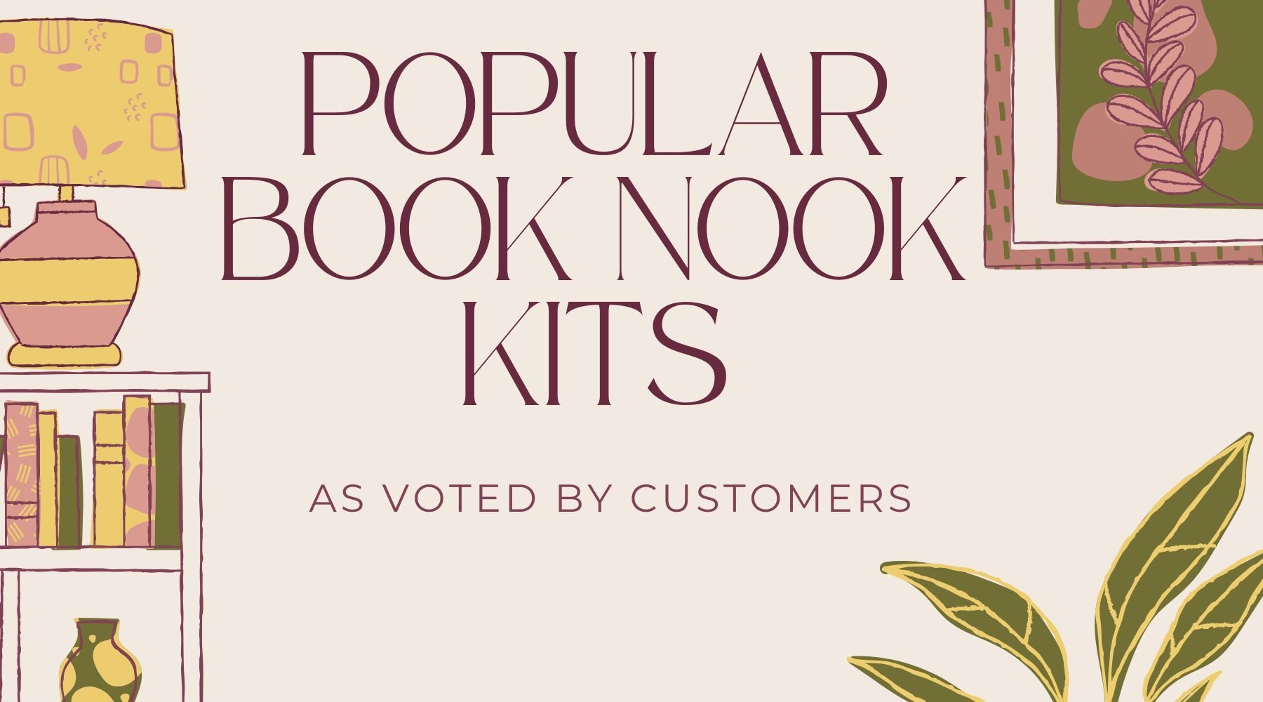 Popular Book Nook Kits (As Voted by Customers) - Bookshelf Memories