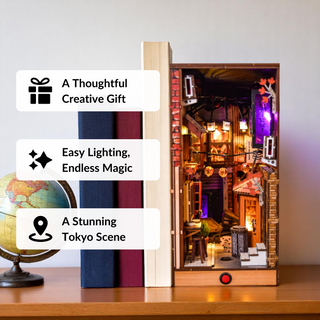 Tokyo Alley 3D DIY Book Nook Kit