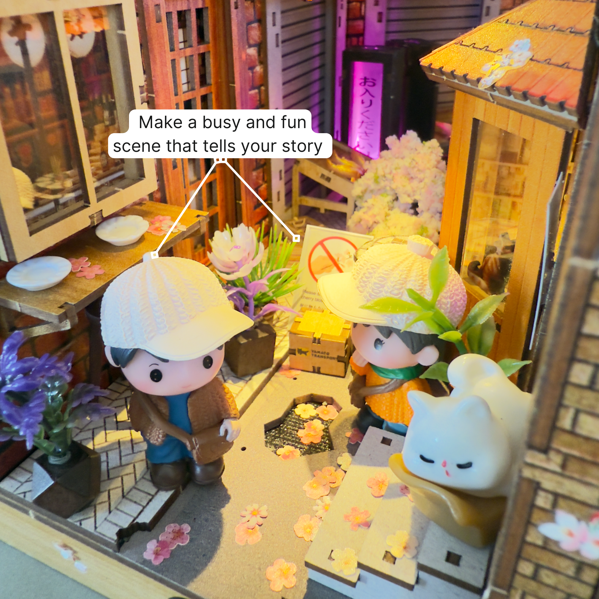 Book Nook Accessories Pack – Sakura Mini Props