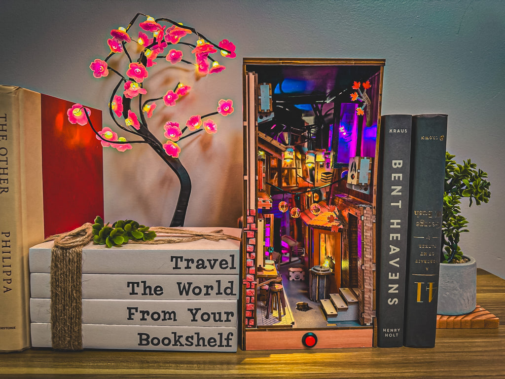 DIY Miniature Tokyo Alley - Bookshelf Memories - DIY Booknook